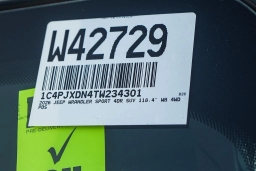 Jeep Wrangler Sport S 4 Door 4x4 2026