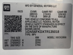 Chevrolet Suburban Premier 4WD 4dr 2026