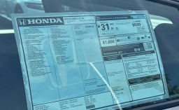 Honda Accord Sedan SE CVT 2026