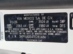 Kia K4 EX Sedan 2026