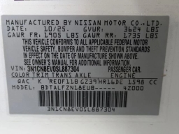 Nissan Versa SV CVT 2025