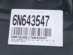 Hyundai Tucson SEL FWD 2026