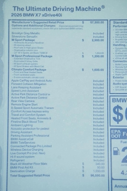 BMW X7 xDrive40i Sports Activity Vehicle 2026