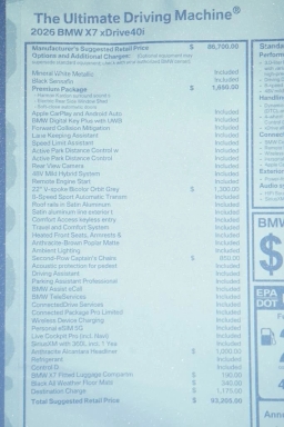 BMW X7 xDrive40i Sports Activity Vehicle 2026