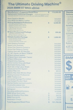 BMW X7 M60i Sports Activity Vehicle 2026