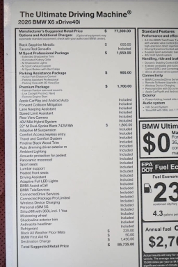 BMW X6 xDrive40i Sports Activity Coupe 2026