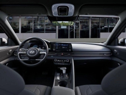 Hyundai Elantra Hybrid Blue Sedan 2026