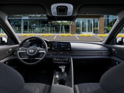 Hyundai Elantra Hybrid Blue Sedan 2026