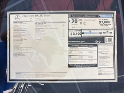 Mercedes-Benz S-Class S 580 4MATIC Sedan 2026
