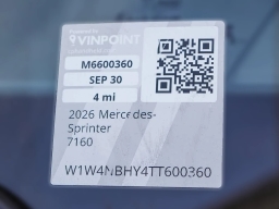 Mercedes-Benz Sprinter Crew Van Standard Roof 4-Cyl Diesel HO 2500 Standard Roof I4 Diesel HO 144" RWD 2026