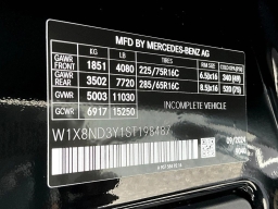 Mercedes-Benz Sprinter Cargo Van High Roof 4-Cyl Diesel HO 3500XD High Roof I4 Diesel HO 170" Extended RWD 2025