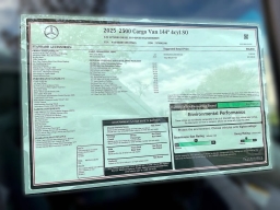 Mercedes-Benz Sprinter Cargo Van Standard Roof 4-Cyl Diesel 2500 Standard Roof I4 Diesel 144" RWD 2025