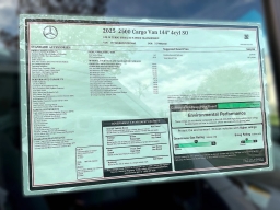 Mercedes-Benz Sprinter Cargo Van Standard Roof 4-Cyl Diesel 2500 Standard Roof I4 Diesel 144" RWD 2025