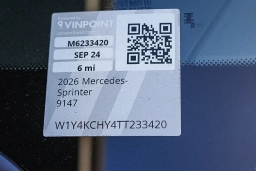Mercedes-Benz Sprinter Crew Van High Roof 4-Cyl Diesel 2500 High Roof I4 Diesel 170" RWD 2026