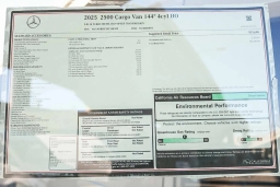 Mercedes-Benz Sprinter Cargo Van Standard Roof 4-Cyl Diesel HO 2500 Standard Roof I4 Diesel HO 144" RWD 2025