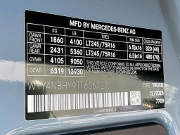 Mercedes-Benz Sprinter Crew Van Standard Roof 4-Cyl Diesel HO 2500 Standard Roof I4 Diesel HO 144" RWD 2026