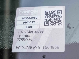 Mercedes-Benz Sprinter Crew Van Standard Roof 4-Cyl Diesel HO 2500 Standard Roof I4 Diesel HO 144" AWD 2026