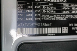 Mercedes-Benz eSprinter Cargo Van High Roof HO 2500 High Roof HO 170" RWD 2024