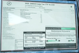 Mercedes-Benz Sprinter Cargo Van High Roof 4-Cyl Diesel HO 3500XD High Roof I4 Diesel HO 170" RWD 2024