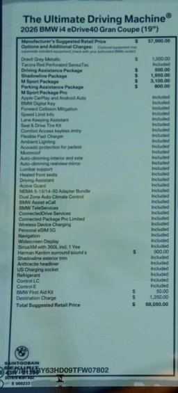 BMW i4 eDrive40 Gran Coupe 2026