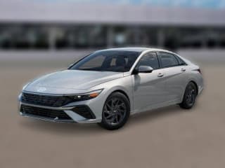 Hyundai Elantra Hybrid Blue Sedan